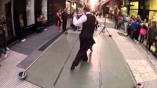 Incredible Tango  Florida amp Lavalle Street Dancers in Buenos Aires [upl. by Tacy]