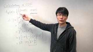 Calculating a Cumulative Distribution Function CDF [upl. by Reeves]