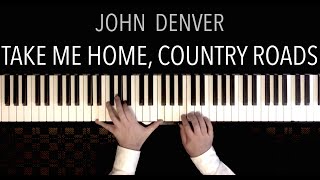 Take Me Home Country Roads John Denver  Piano Cover by Paul Hankinson [upl. by Enogitna]