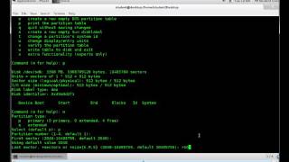 Linux Partitions using fdiskMBR  Linux Tutorial 26 [upl. by Worsham396]