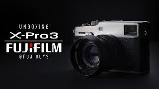 Fuji Guys  FUJIFILM XPro3  Unboxing [upl. by Pfosi397]