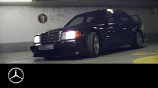 MercedesBenz 190 E 2516 EVO 2 Parking Lot Thunder  ALL TIME STARS [upl. by Grail]