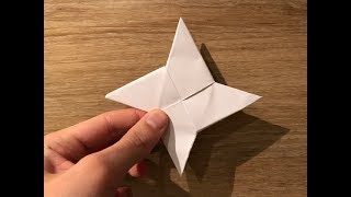 How To Make a Paper Transforming Ninja Star 2  Origami [upl. by Izaak]