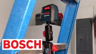 Bosch SelfLeveling CrossLine Laser Level GLL 30 [upl. by Aeirdna28]