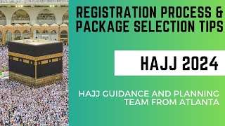 Nusuk Hajj 2024  Registration amp Package Planning Tips  ATL Guidance Team [upl. by Trebor]