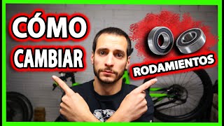 ⭕️ Cómo cambiar RODAMIENTOS buje MTB 🚲  EBIKE [upl. by Budge]