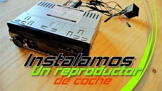 Como instalar una radio de coche [upl. by Adnolat]