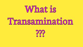 Transamination  Mechanism and examples of transamination [upl. by Gluck115]