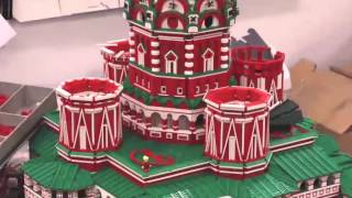 Building Wonders of the World Saint Basils Cathedral in LEGO® bricks [upl. by Naginnarb]