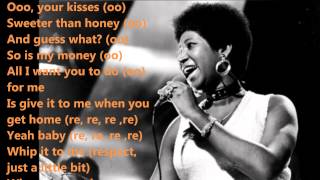 RESPECT Aretha Franklinwith Lyrics [upl. by Ttevy]