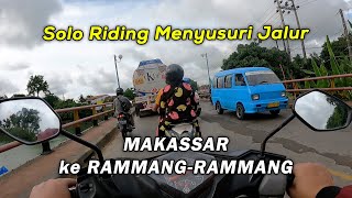 SOLO RIDING JALUR MAKASSAR  RAMMANGRAMMANG [upl. by Parnas774]