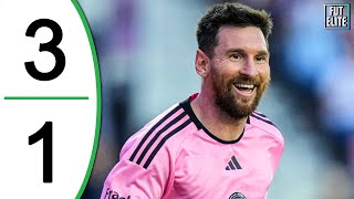 MESSI 2 GOALS  Inter Miami vs Nashville 31 Highlights amp Goals 2024 [upl. by Tam]