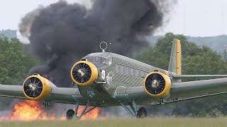 Big WW2 AIRCRAFT ENGINES Cold Startup and Sound [upl. by Quirita]