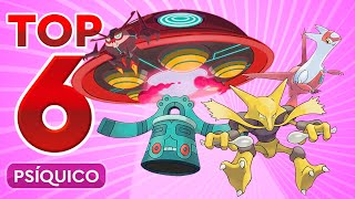 Top 6 Pokémon Tipo Psíquico [upl. by Llerahc]