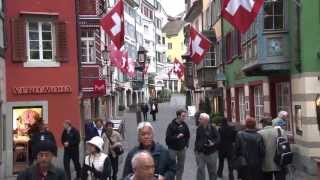 Zurich Switzerland Old Town walking tour [upl. by Tteirrah610]