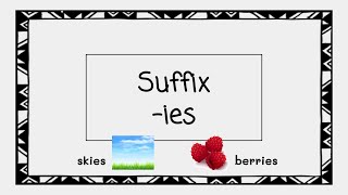 Suffix IES  4 Minute Phonics [upl. by Cirre856]