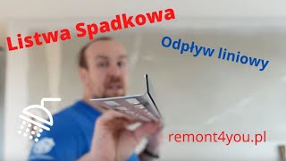 listwa spadkowa brodzikowa łazienka od A do Z  remont4you [upl. by Bayly799]