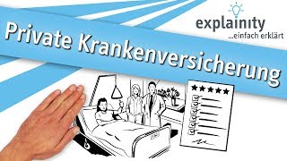 Private Krankenversicherung einfach erklärt explainity® Erklärvideo [upl. by Rednazxela]