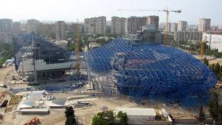 Heydar Aliyev Center Construction TimeLapse [upl. by Nesbitt]