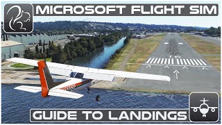 Tutorial 8  Landing  Microsoft Flight Simulator [upl. by Mirna]