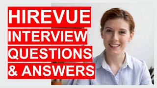 HIREVUE Interview Questions Tips and Answers How to PASS a HireVue Interview [upl. by Ateuqahs]