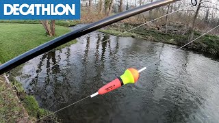 Je PECHE LA TRUITE AU BOUCHON AVEC DECATHLON  EPISODE 33 [upl. by Belanger]