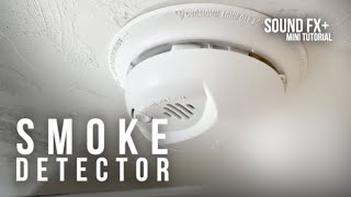 Smoke Detector  Alarm and Chirp  Sound Effect [upl. by Dinerman959]