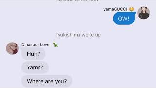 Bottoms Get Hurt  Haikyuu Texts  Kagehina Tsukiyama Iwaoi and more [upl. by Amyaj951]