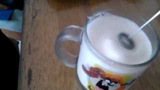 Aerolatte Review Frothing Cold Milk In Under 1 Minute [upl. by Aihsenod]