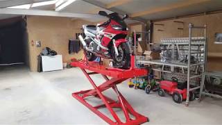 DIY Motorcycle lift [upl. by Yenaiv677]