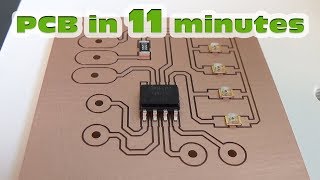 PCB making PCB prototyping quickly and easy  STEP by STEP [upl. by Enelia180]