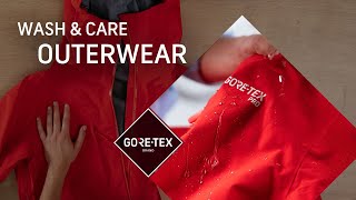 How to wash your GORETEX outerwear jacket amp pants  Wash amp Care [upl. by Adnohr]