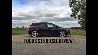 Ford Focus ST3 Diesel review [upl. by Lytton426]