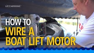 How to Wire a Boat Lift Motor Easy Tutorial [upl. by Oster]