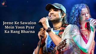 Dhadkan Lyrics  Jubin Nautiyal Palak Muchhal [upl. by Meredithe]