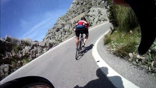 Mallorca Cycling Video for Indoor Training 60 Minute Full HD Drift Camera [upl. by Patric680]