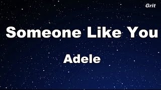 Someone Like You  Adele Karaoke【No Guide Melody】 [upl. by Iveksarap753]