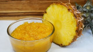 Como hacer MERMELADA DE PIÑA NATURAL CASERA Receta fácil y muy rica [upl. by Skerl456]