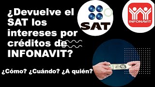 ¿DEVOLUCIÓN DE INFONAVIT POR EL SAT  ¿QUÉ ES ¿QUIÉN PUEDE PEDIRLA  DECLARACIÓN ANUAL 2021 [upl. by Beauvais]