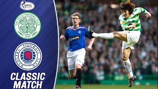 Nakamura Scores Old Firm Screamer Celtic 21 Rangers 16042008  SPFL Classics [upl. by Adihsaar987]